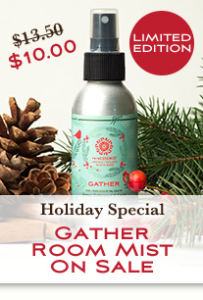 aromatherapy essential oil room mist gather holiday sale