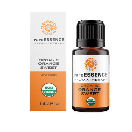 Organic Orange Sweet Essential Oil - 0.169 fl. oz (5 ml) by Rare Earth  Naturals