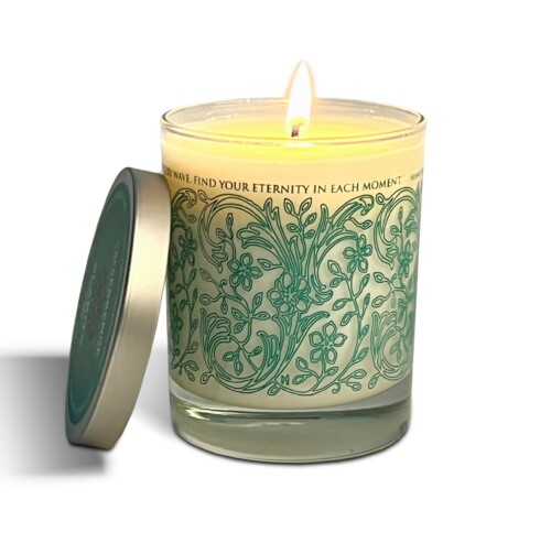 decorative spa candle, clarity